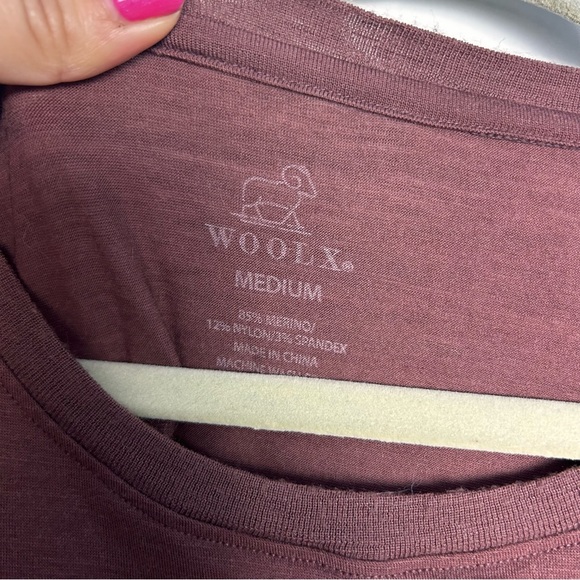 WoolX maroon casual top - Picture 2 of 2
